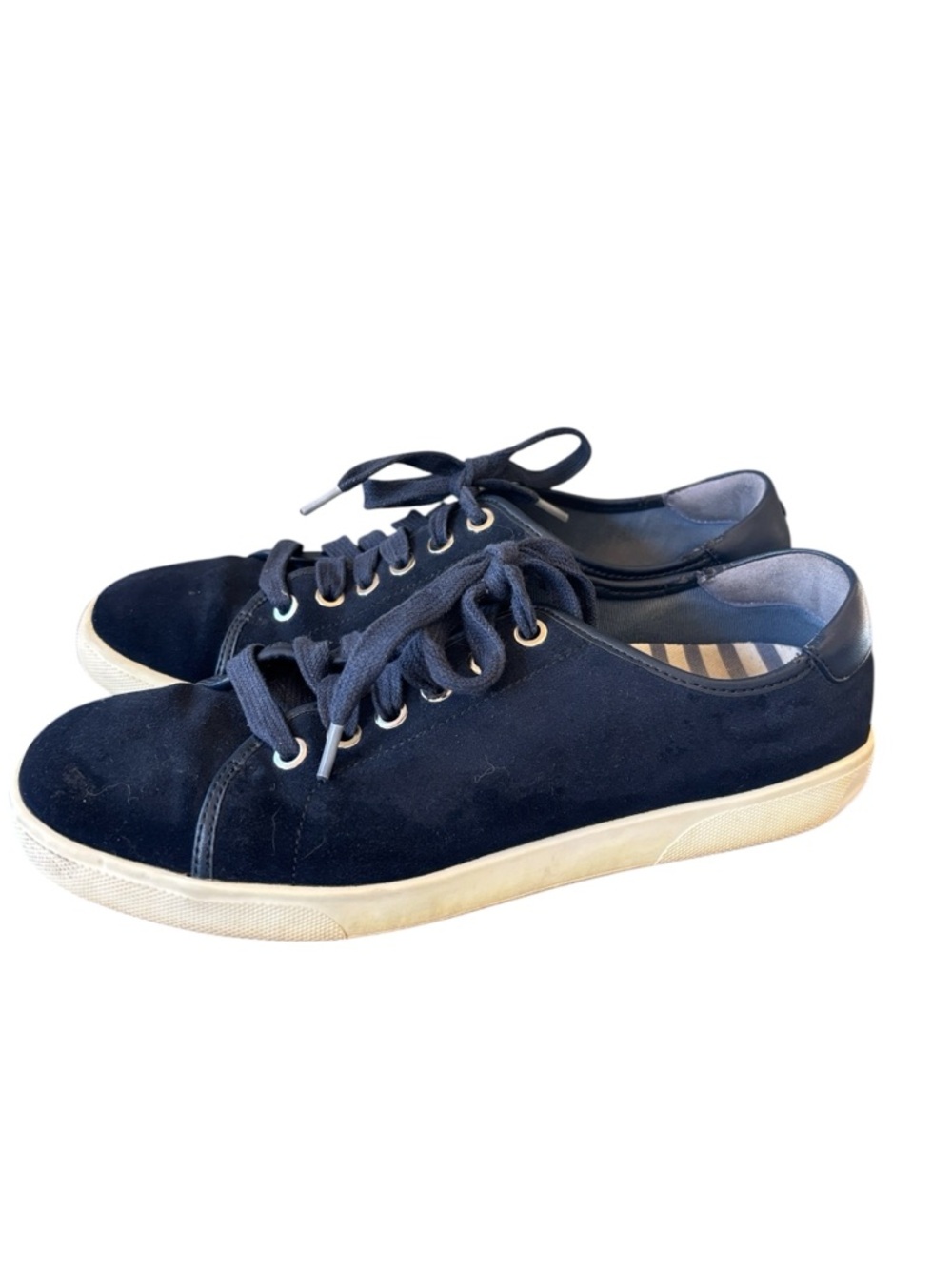 Vionic Brinley Navy Canvas Lace Up‎ Sneaker Size 7.5 - Picture 2 of 8